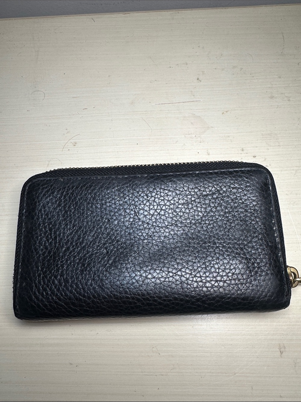 Marc by Marc Jacobs Black Leather work wear Wristlet Wallet with Gold details - Picture 4 of 12